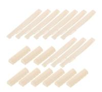 BESTonZON 10pairs Guitar Nut Accessories for String Acoustic Guitar Pre-slotted Nut and Saddle Replacement Bridge Saddle for Classical Folk Instrument Diy Repair