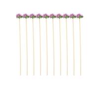 BESTonZON 10pcs Aroma Sticks Rattan Sticks Flower Design Rattan Refresh Air Distribute Smell Essential Oil Diffuser Accessories for Kitchen DIY