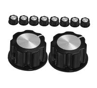BESTonZON 10pcs Bass Tone Control Knobs for Electric Guitar and Bass Screw Type Potentiometer Volume Knobs with Smooth Operation and Build for Accurate Audio Adjustment