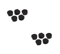 BESTonZON 10pcs Clarinet Thumb Rest Cushion Hard Rubber Sore Thumbs Relief Standard Pads for Clarinet