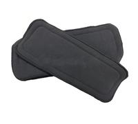 BESTonZON 10pcs Cloth Diaper Covers Liners Bamboo Fiber Diaper Nappies Washable Reusable Grey
