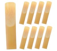 BESTonZON 10pcs Compact Reed Saxophone Reed Tools 1.5 Strength Easy to Install No Burrs for Professional Saxophone Players