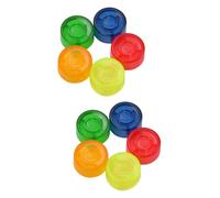 BESTonZON 10pcs Electric Guitar Effect Pedal Foot Switch Pedal Push Knob Amplifier Knob for Volume Control for Guitarists in Studio Live Performances