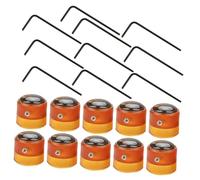 BESTonZON 10pcs Electric Guitar Knobs for Replacement Plastic Volume Control Knobs for Musical Instrument Guitar Repair Accessories