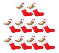 BESTonZON 10pcs Embroidered Christmas Iron-on Patches Snowflake Snowman Applique Sew-on Decorative DIY Clothing Repair Patches for Holiday Crafts