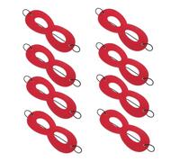 BESTonZON 10pcs Eyepatch Eye Mask Superhero Theme Decoration Cosplay Mask ' Birthday Costume Masks Superhero Celebration Accessories Masquerade Masks Party Accessory Masks Felt Red