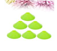 BESTonZON 10PCS Football Training Disc Cones Green Durable Soccer Marker Plates for Outdoor Sports Roller Skating Skateboarding and Football Field Training Equipment