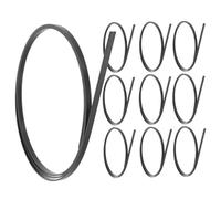 BESTonZON 10pcs Guitar Binding Strips Abs Edge Purfling Trims Protective Edging for Acoustic Classical Instruments Easy to Install Black