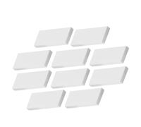 BESTonZON 10pcs Guitar Bone Nut Blank for Acoustic Guitar Replacement White Bone Material Enhancing Tone and Resonance Ergonomic Design Suitable for Repair