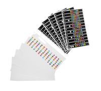 BESTonZON 10pcs Guitar Fretboard Stickers for Learner Fretboard Notes Scale Stickers for Electric Guitar Beginners