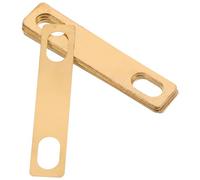BESTonZON 10pcs Guitar Neck Shims Set Brass Neck Heightening Spacers 0.2mm 0.5mm 1mm Thickness for Acoustic and Electric Guitar