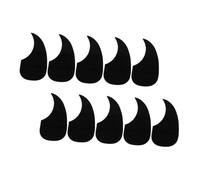 BESTonZON 10pcs Guitar Pick Guard Self-adhesive Acoustic Guitar Pick Guard Waterdrop Shaped Scratch Plate Accessories for Instrument Protection Plate Decorative