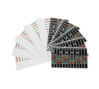 BESTonZON 10pcs Guitar Scales Sticker Guitar Inlay Stickers Guitar Fretboard Note Decals Fingerboard Map Decal Guitar Learning Stickers Guitar Finger Guide Scale Stickers Accessories Guitars