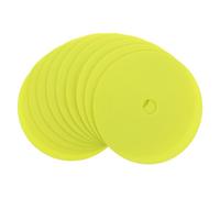 BESTonZON 10pcs Gym Spot Markers Gym Training Markers Flat Square Training Markers Soccer Practice Markers Football Training Discs Football Training Disc Mat Soccer Markers Green Pvc