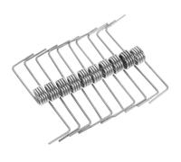 BESTonZON 10pcs Heavy Duty Stainless Steel Torsion Spring for Trash Can Lid Replacement, Reusable Metal Adjustable Trash Spring with Versatile Compatibility for Rubbish Bin