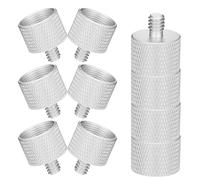 BESTonZON 10pcs Metal Screw Adapter Female to Male Tripod Mount Converter Shock Mount Adapter for Mic Stand Camera Ring Light with Enhanced Stability and Easy Installation