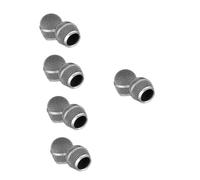 BESTonZON 10pcs Microphone Grill Heads Replacement Microphone Mesh Heads Mesh Grille Compatible Metal for Vocal Dampener