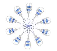 BESTonZON 10pcs Mini Claw Machine Pendants Lightweight Plastic Keychain Charms for Bags Backpacks Keys Versatile Decorative Purse Accessories Colorful Hanging Ornaments