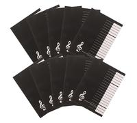 BESTonZON 10pcs Music Paper Notebook for Piano and Guitar Creative Chord Books Music Composition Notebook Spacious Staff Pages