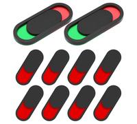 BESTonZON 10pcs Occupied Sign: Organic Glass Restroom Privacy Slider Sign - Vacant Occupied Door Indicator For Office Bathroom Conference Room Hotel Restaurant