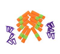 BESTonZON 10pcs Oil Pastel Holder Extenders with Sharpener Plastic Crayon Lengtheners for Comfortable Grip Multi Use Drawing Stick Caps for Artists and Oil Painting Pastels