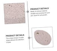 BESTonZON 10pcs Pet Mineral Teeth Grinding Stones for Small Pets Lava Molar Chew for Rabbits Hamsters Chinchillas Guinea Pigs Cage Dental Care and Exercise