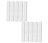 BESTonZON 10pcs Plated Weight Bearing Steel Bars for Weight Vest Leg and Arm Straps Durable Resistant Fitness Accessories for Strength Training and Endurance Exercise