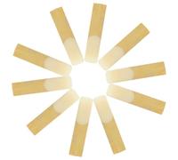 BESTonZON 10pcs Replacement Saxophone Reed for Tenor Sax Reeds Kit Hardness Musical Instrument Parts