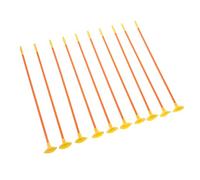 BESTonZON 10pcs Replacement Suction Cup Arrows for Kids Archery Toy Creative Plastic Target Arrows with Rubber Tip for Outdoor and Indoor Games
