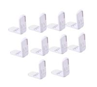 BESTonZON 10pcs Safety Cabinet Lock Childproof Latch for Safety Lock Fridge Boy Girl Protective Multi-Function