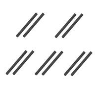 BESTonZON 10pcs Silicone Drum Stick Caps for Quiet Drum Sticks Protective Cover and Mute Damper for Drumstick Practice Tips and Mute