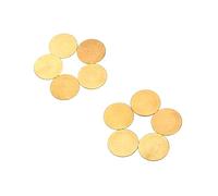 BESTonZON 10pcs Small Copper Diameter Piezo Element Piezoelectric Discs for Electric Guitars Buzzer Film Gasket Soundhole Pickup Transducer