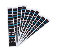 BESTonZON 10pcs Violin Intonation Fretboard Stickers Fingerboard Markers Decals for 4/4 Size Beginner Practice Adults and Children