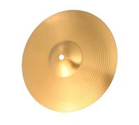 BESTonZON 12-inch Hi-hat Cymbal for Drum Kit Metal Drum Percussion Accessory Hi-hat Clutch Compatible Suitable for Rock and Jazz Sets