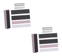 BESTonZON 12 Pcs Guitar Grinding Stone Guitar Bass Sandpaper Fretboard Luthier Guitar Sanding Paper Guitar Fingerboard Protector Guitar Neck Sanding Guitar Sanding File Aluminum Alloy