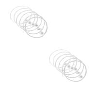 BESTonZON 12 Pcs Guitar Strings Guitars Acoustic Replacement Folk Guitar Accessories White Nylon Thread