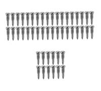 BESTonZON 120 Pcs Key Lever Screw Alto Sax Repair Tools Saxophone Repair Screws Alto Sax Screw Saxophone Repair Kit Sax Fixing Screws Sax Rat-tail Screws Playing Accessories Metal Silver