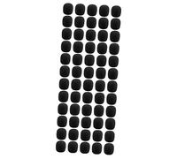 BESTonZON 120 Pcs Microphone Case Mini Mics Musician Statues and Figurines Microphone Cap Mic Protectors Headset Mic Foam Mic Covers Windscreen Blank Fretboard Podmic Mi Cotton Lapel Sponge