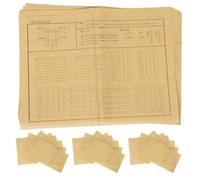 BESTonZON 120pcs Chinese Calligraphy Writing Practice Paper Tracing Paper for Beginners Khaki Color Precision Control Training Standard Stroke Practice Suitable for Classroom Setting