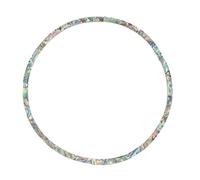 BESTonZON 12pcs Acoustic Guitar Sound Hole Rosette Sticker Inlay Decoration Set with 4mm Abalone Shell for Guitar Sound Hole Enhancement