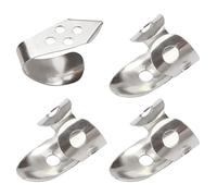 BESTonZON 12pcs Adjustable Hollowed Thumb Pick Finger Plectrum for Guitar for Thumb and Finger Picks Essential Guitar Accessories