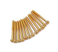 BESTonZON 12pcs Bass Pickup Mounting Screws for Guitar Bass Screws Kit for Pb Jb Pickups Accessory