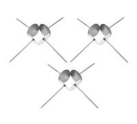 BESTonZON 12pcs Cake Flower Nails Stainless Steel DIY Cake Decorating Tools Small 3cm Diameter Washable for Buttercream Flowers and Dessert Decoration