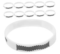 BESTonZON 12pcs Checkered Flag Silicone Racing Wristbands Lightweight Sports Bracelets for Events and Racing Enthusiasts