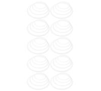 BESTonZON 12pcs Drum Mute Rings for Sound Isolation Musicians Practice Drum Skin Accessories
