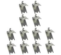 BESTonZON 12pcs Freezer Organiser Clips Fridge Shelf Clamps Easy Install Fridge Door Shelf Support