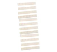 BESTonZON 12pcs Guitar Bridge Nuts Replacement Acoustic Guitar Nut Files Accessories