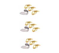 BESTonZON 12pcs Guitar Finger Picks Thumb Picks Stainless Steel for Guitar Playing Protective Portable Thin