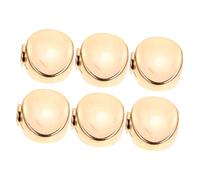 BESTonZON 12pcs Guitar Head Pegs Metal String Turning Keys Buttons for Acoustic Guitar Head Tuner Usage