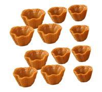 BESTonZON 12pcs Mini Artificial Ice Cream Cone Models DIY Charms Realistic Simulation for Photography Props and Food Display Accessories